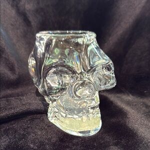 Crystal Skull Glass Art Piece